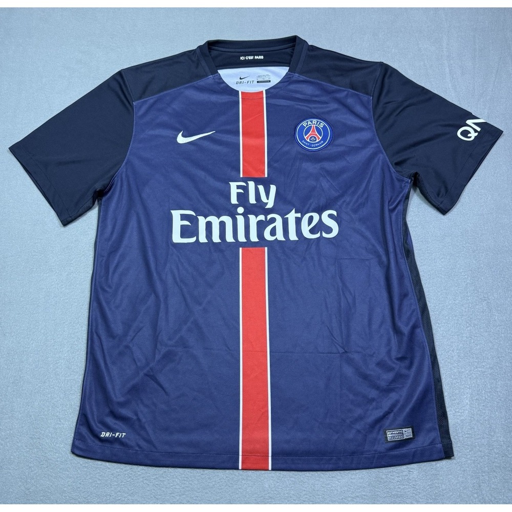 Nike PSG Paris Saint-Germain 2016 2017 Home Dri-FIT Soccer Jersey Mens XL